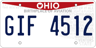 OH license plate GIF4512