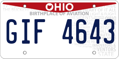 OH license plate GIF4643