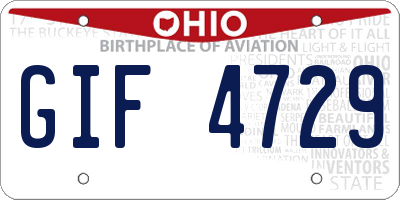 OH license plate GIF4729