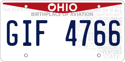 OH license plate GIF4766
