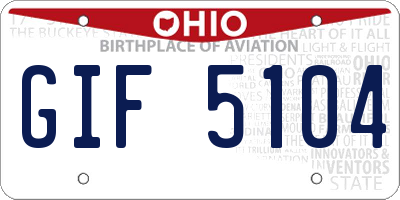 OH license plate GIF5104