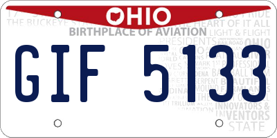 OH license plate GIF5133