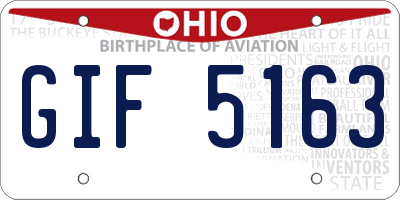 OH license plate GIF5163