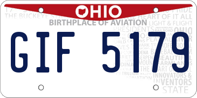 OH license plate GIF5179