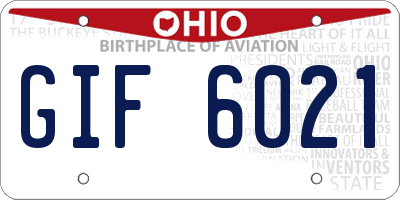 OH license plate GIF6021