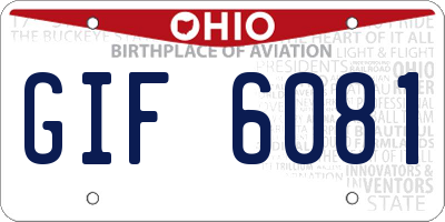 OH license plate GIF6081