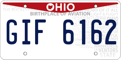 OH license plate GIF6162
