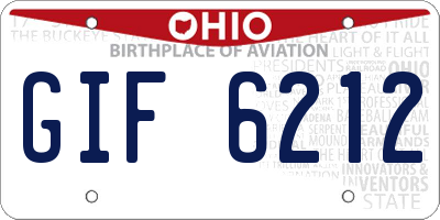 OH license plate GIF6212