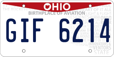 OH license plate GIF6214