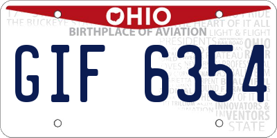 OH license plate GIF6354