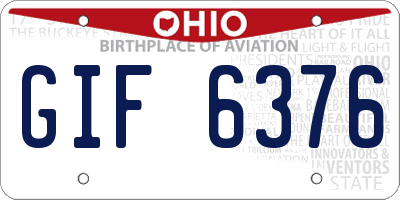 OH license plate GIF6376