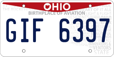 OH license plate GIF6397