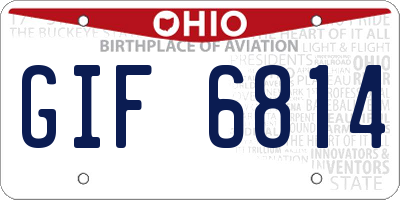 OH license plate GIF6814