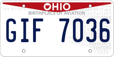 OH license plate GIF7036