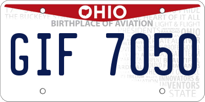OH license plate GIF7050