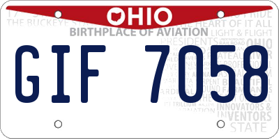 OH license plate GIF7058