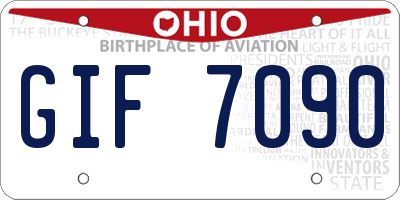 OH license plate GIF7090