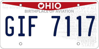 OH license plate GIF7117