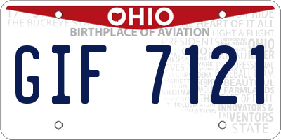 OH license plate GIF7121