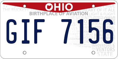OH license plate GIF7156