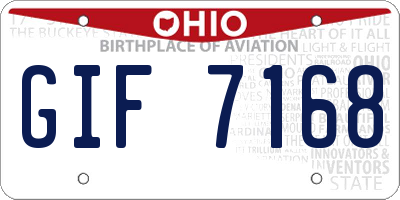 OH license plate GIF7168