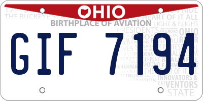 OH license plate GIF7194