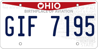 OH license plate GIF7195