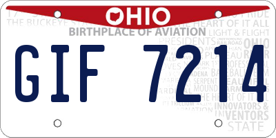 OH license plate GIF7214