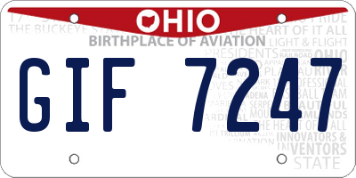 OH license plate GIF7247