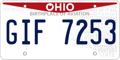 OH license plate GIF7253
