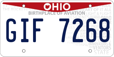 OH license plate GIF7268