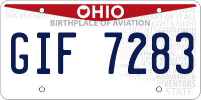 OH license plate GIF7283