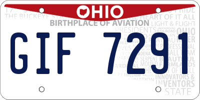 OH license plate GIF7291
