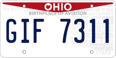 OH license plate GIF7311