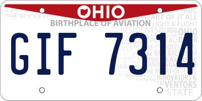OH license plate GIF7314