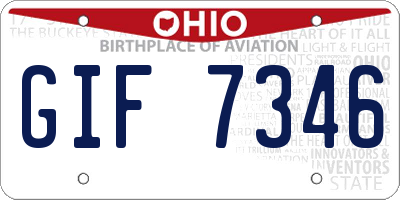 OH license plate GIF7346