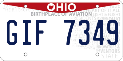 OH license plate GIF7349