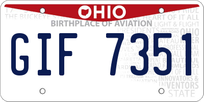 OH license plate GIF7351
