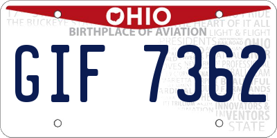OH license plate GIF7362
