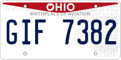 OH license plate GIF7382