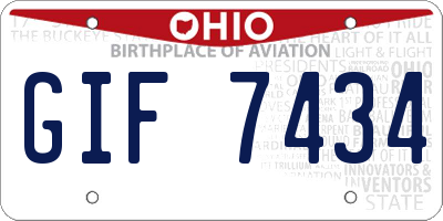 OH license plate GIF7434
