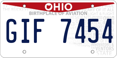 OH license plate GIF7454