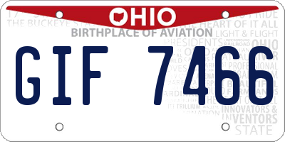 OH license plate GIF7466