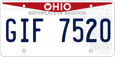OH license plate GIF7520