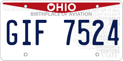 OH license plate GIF7524