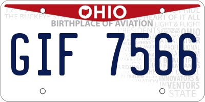 OH license plate GIF7566
