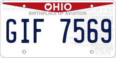 OH license plate GIF7569