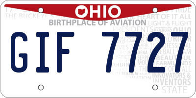OH license plate GIF7727