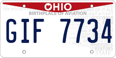 OH license plate GIF7734