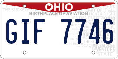 OH license plate GIF7746